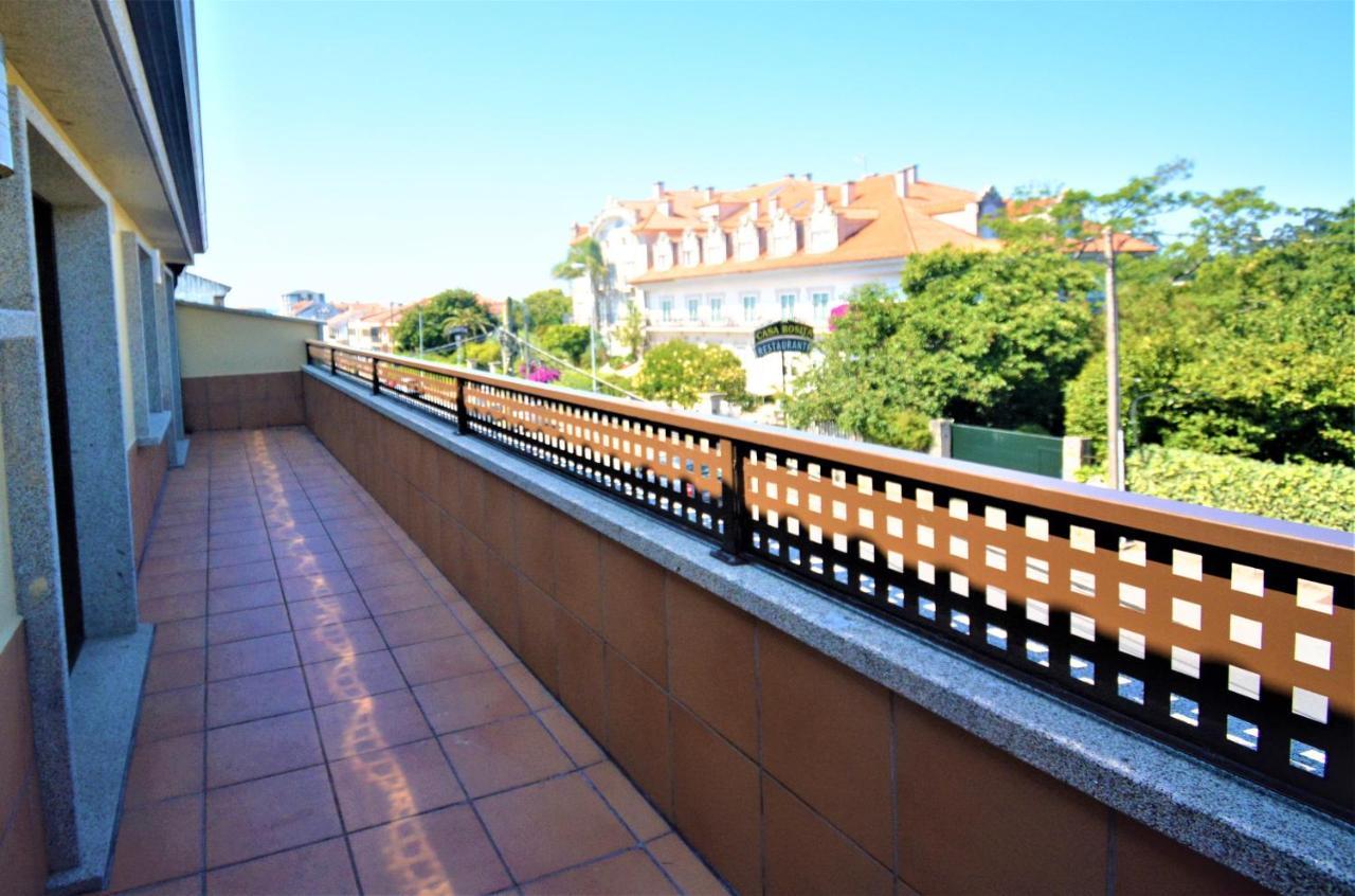 Apartamento Con Terraza En Cambados Esterno foto